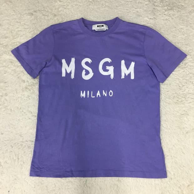 MSGM 여성 빅로고 반팔티 GG29