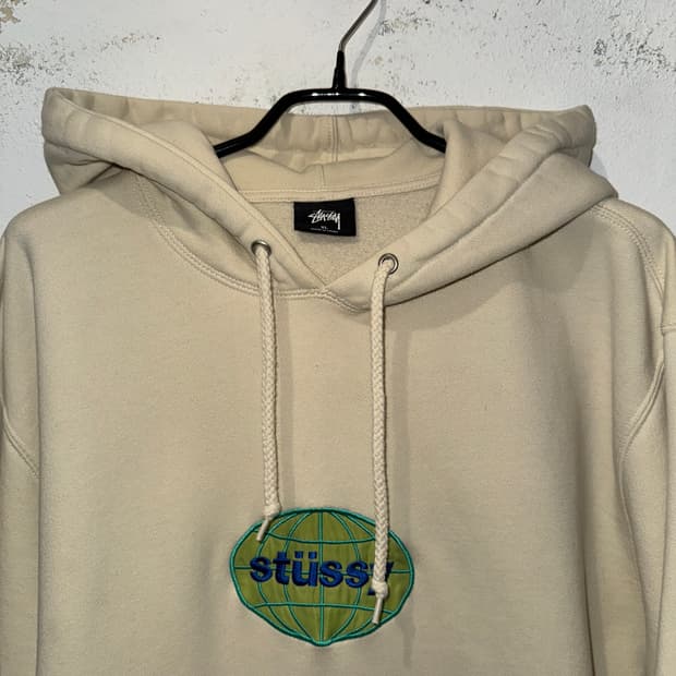 Stussy 글로벌 아플리케 후디