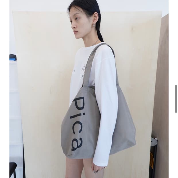 파이카 에코백 그레이