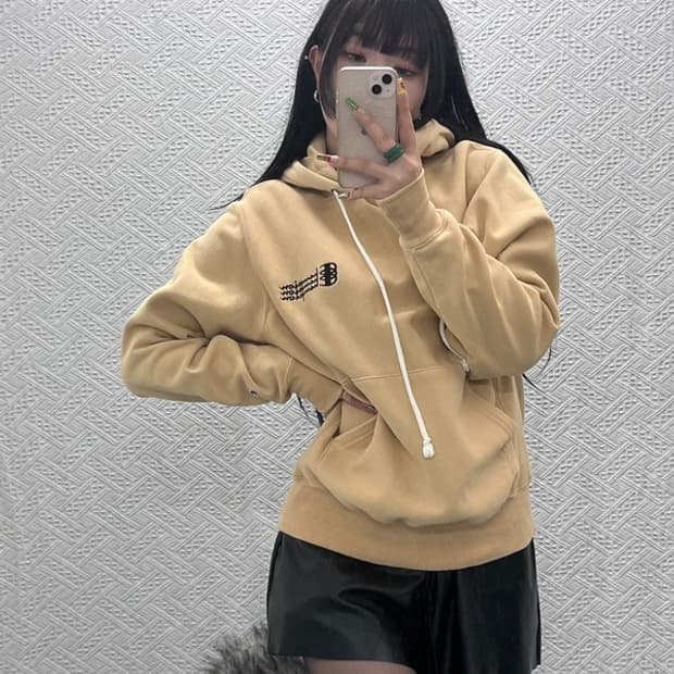 챔피온 모던 캐주얼 트리플로고 약기모 후드티 S C09465