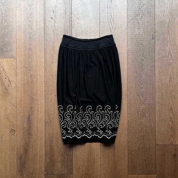 Oriental Pattern Patch 2way Skirt