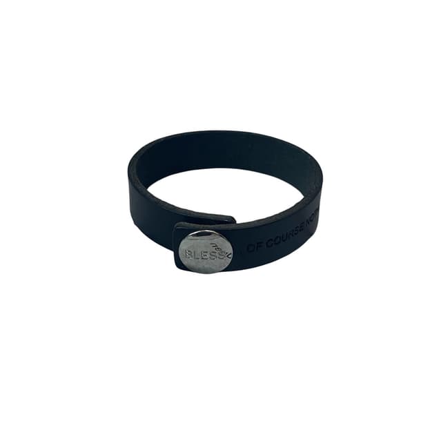 [005] Bless Leather Bracelet