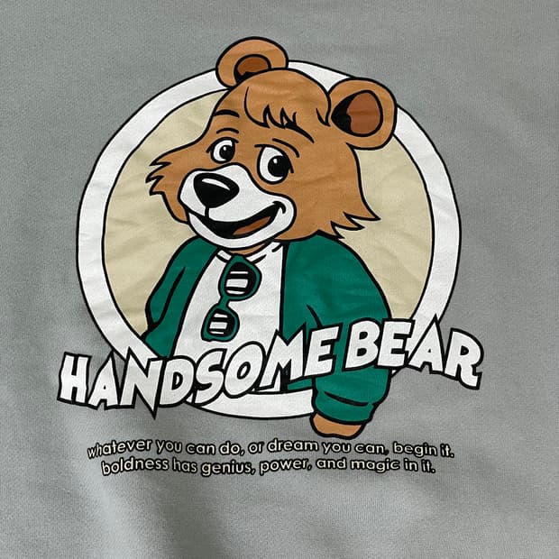 HANDSOME BEAR 오버핏 스웻 (남여공용)