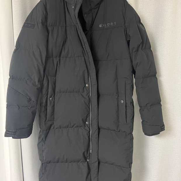 디스커버리 롱패딩 남성 100사이즈 블랙