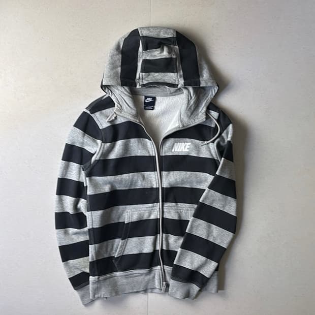 나이키 스트라이프 후드집업