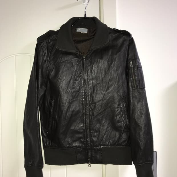 빈티지 브라운 레더자켓 