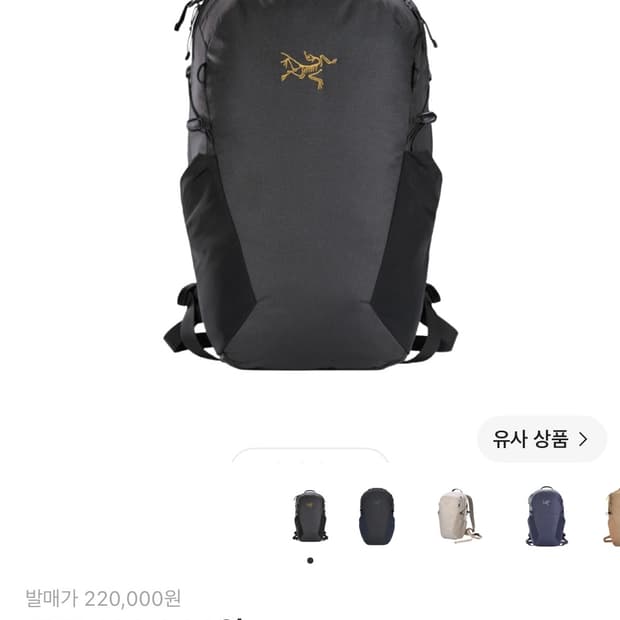 아크테릭스 맨티스 16 백팩 블랙