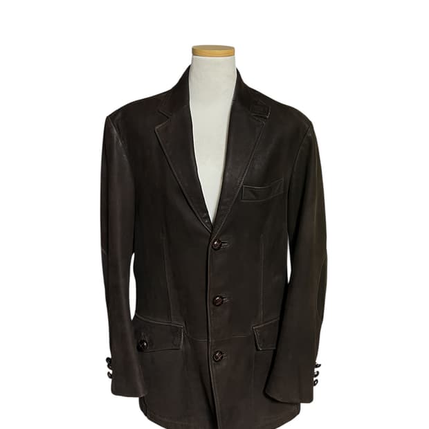 헤지스 가죽 에이징 블레이저 95