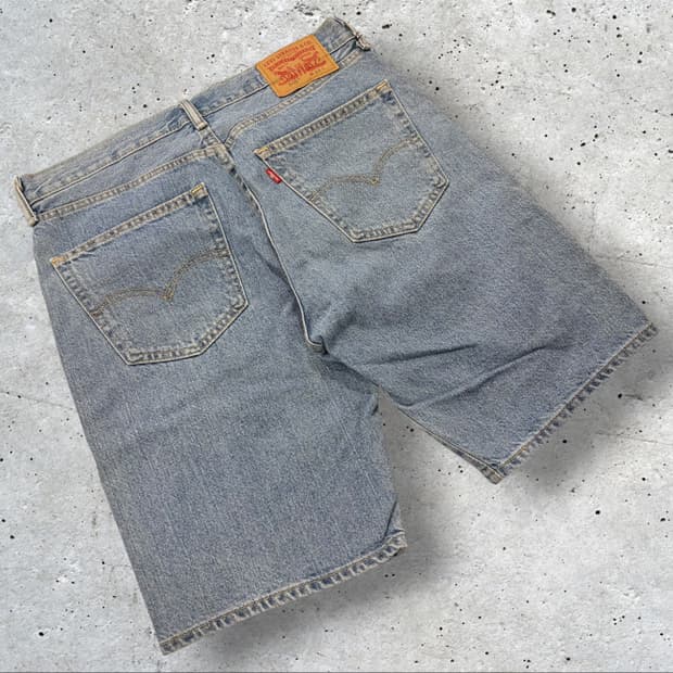 [34] 리바이스 505 데님 반바지 팬츠 레귤러핏 D586