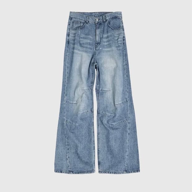 (3)999휴머니티 AV pleats denim