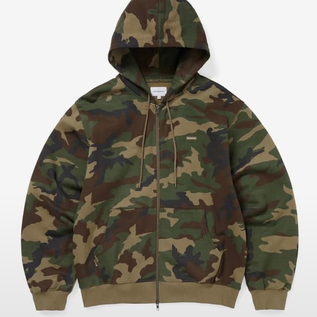 디스이즈네버댓 카모 후드집업 S사이즈