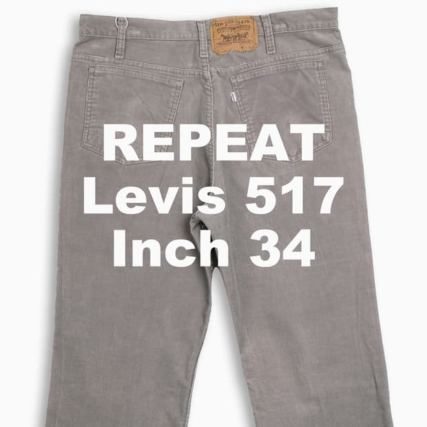 빈티지 리바이스 517 80s USA 34 인치 LV51736179