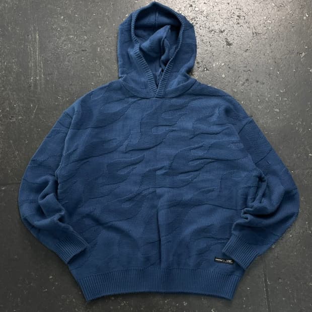 100 크리틱 플레임 후드 니트