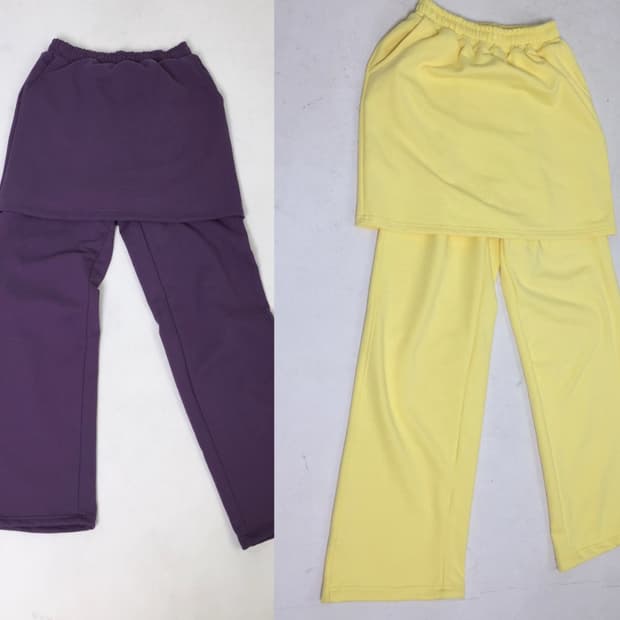 구해요) 초피쓰 스커트앤팬츠 옐로우, 퍼플 구해요 초피스 스커트팬츠