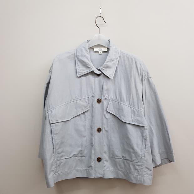 아떼 2021 코튼 블렌드 셔츠 자켓 36사이즈
