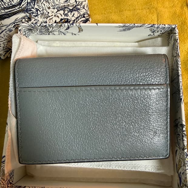 디올 새들 플랩카드지갑