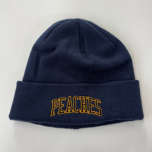 Peaches. 'University' 니트 비니 (Navy)