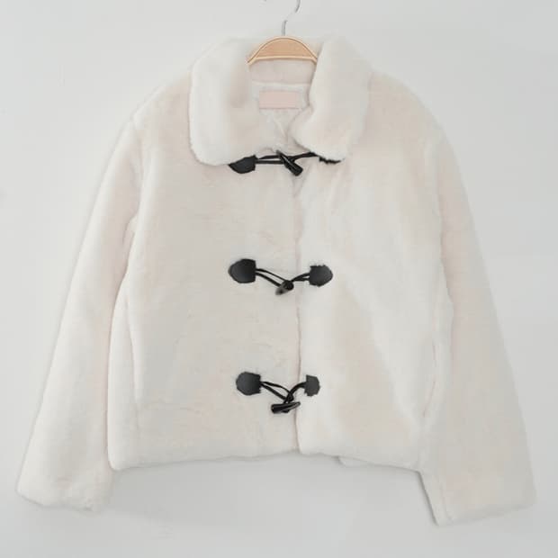 뭉클 밍크 퍼 떡볶이 코트 자켓