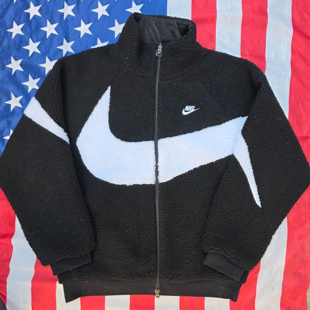 나이키 빅 스우시 리버시블 플리스 자켓