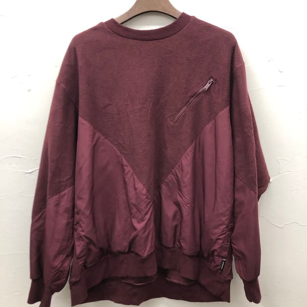 gu x 언더커버 플리스 맨투맨