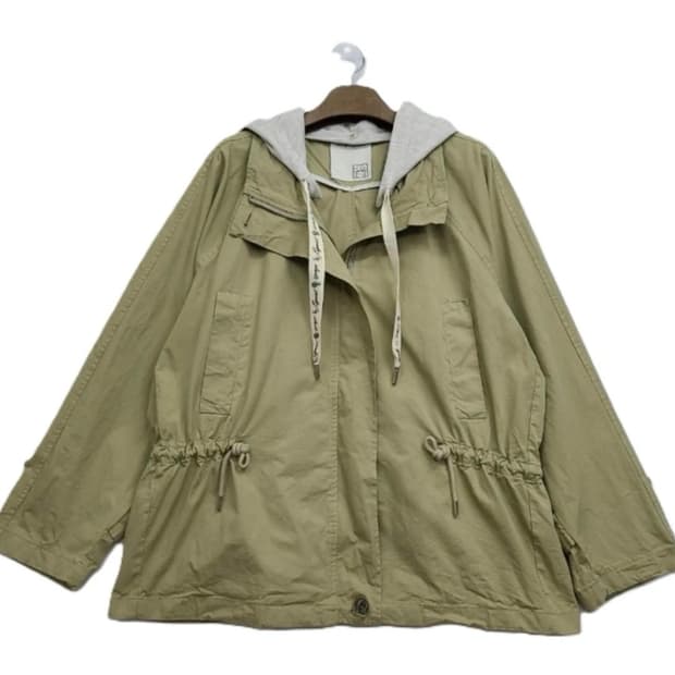 ✨에고이스트 카키 피쉬테일 야상 자켓✨