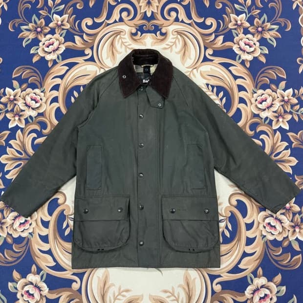 (M)바버 Barbour 뷰포트 왁스자켓(올리브)