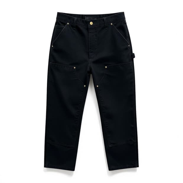 Carhartt 칼하트 불랙 더블니 카펜터 팬츠 32