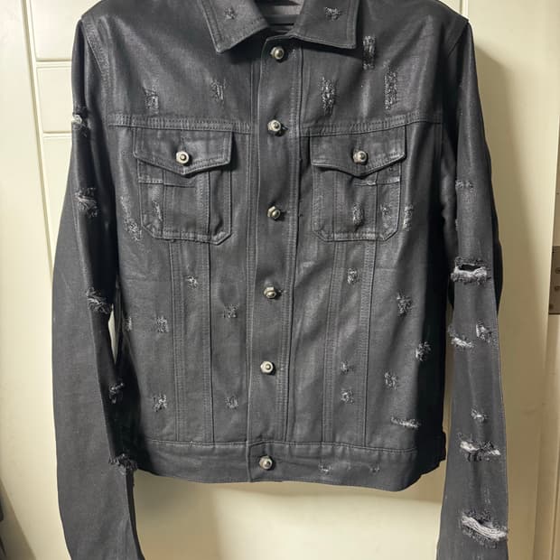 Coating 자켓 ( 코팅 데미지 자켓 )