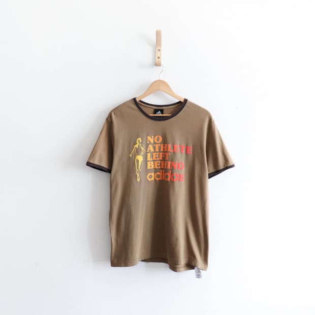 ADIDAS vintage ringer t-shirt
