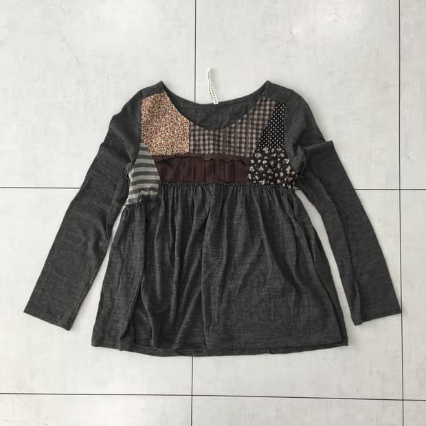 sunao kuwahara patchwork top