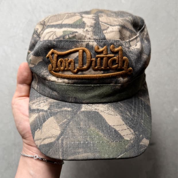 Von Dutch Realtree Camo Military Cap
