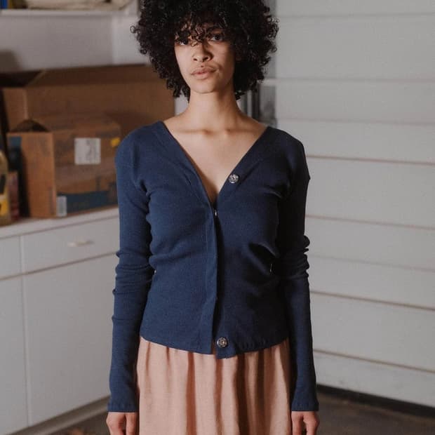 Baserange tav snap cardigan