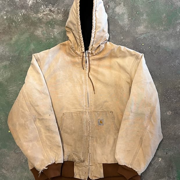 [XL] 칼하트 덕 액티브 자켓 J140 BRN 빈티지 워크자켓 후드집업