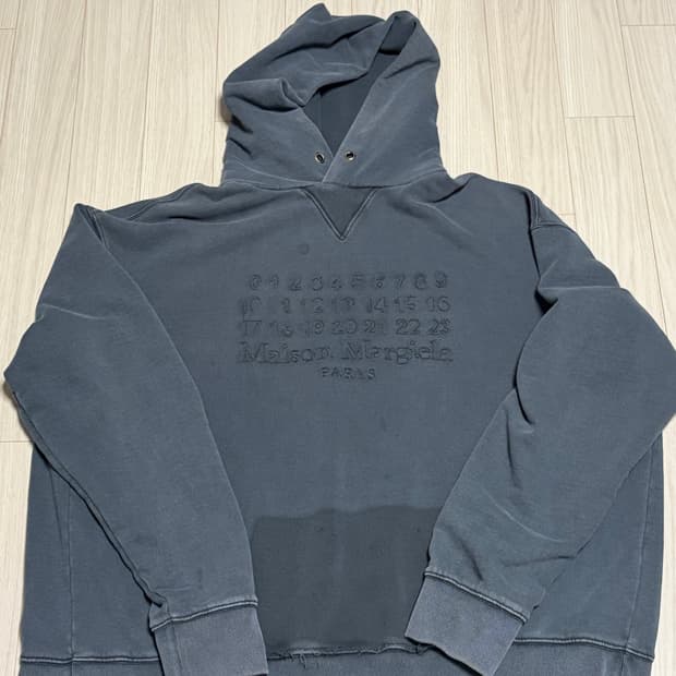 메종 마르지엘라 넘버링 후드티 M