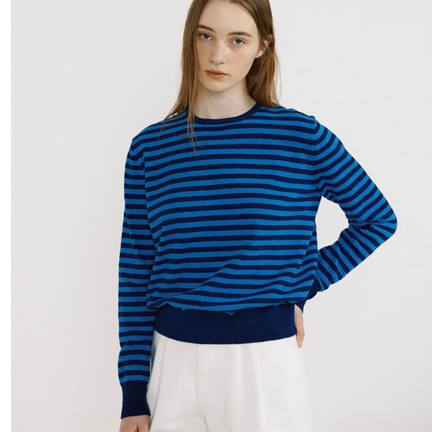 아쎄르 hacer 블루 스프라이트 니트