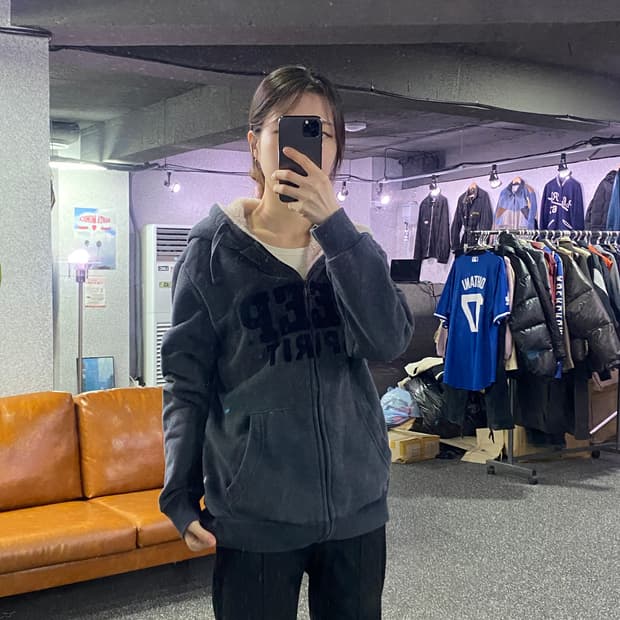 지프 스피릿 빅로고 후드집업 B3168