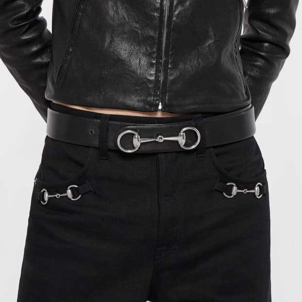 [95] 구찌 뎀나 홀스빗 1955 벨트