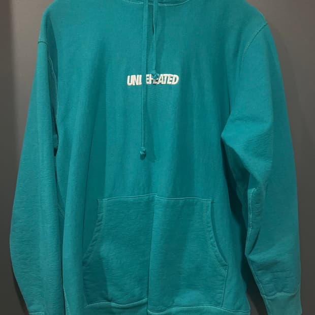 (XL) 언디핏 로고 후드