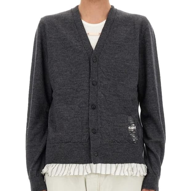 구매))Margiela distressed cardigan m사이즈