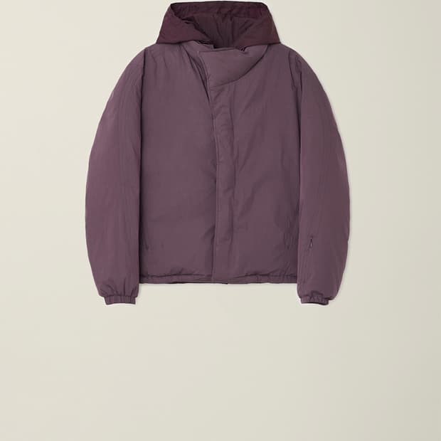 누마레 ee 슈렁큰 패딩 퍼플 m사이즈