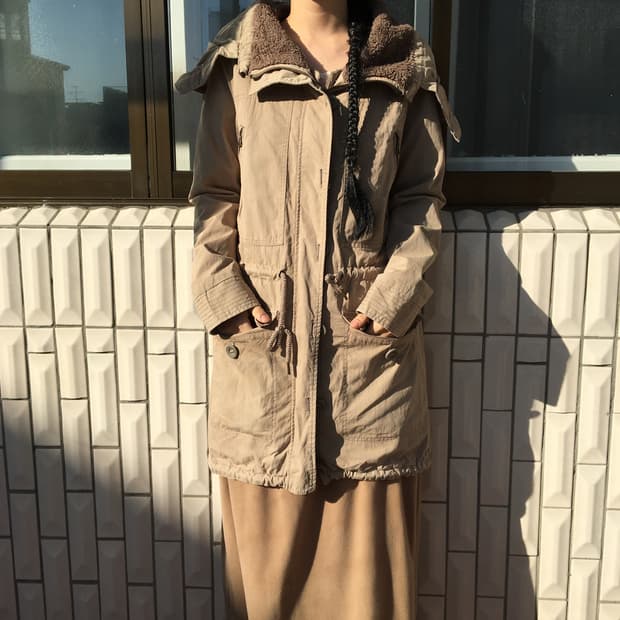 High neck filed jacket