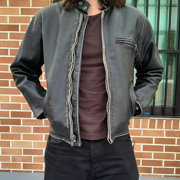 (36)schott 싱글 라이더 레더 자켓