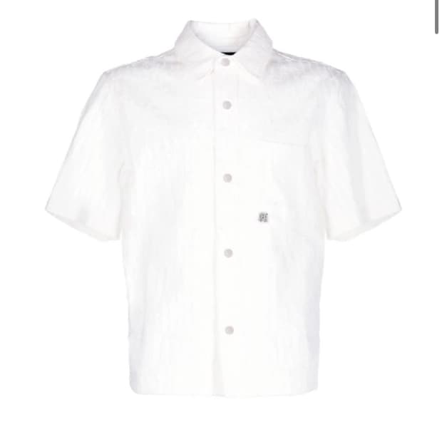 Amiri 아미리 메탈로고 코튼 반팔 셔츠 XL