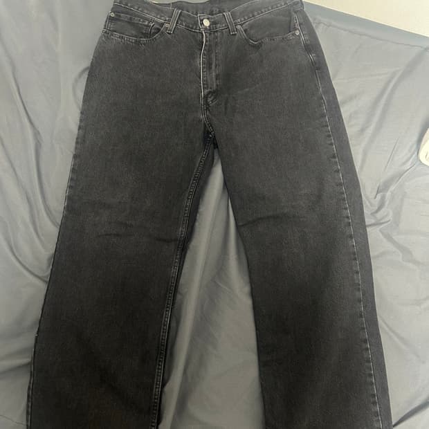리바이스 565 97 블랙 데님 34 사이즈 팝니다