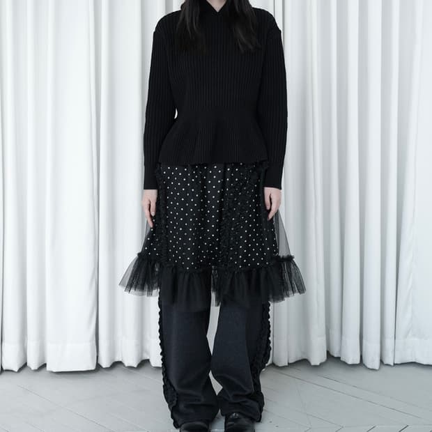 생긴스튜디오 샤스커트 도트