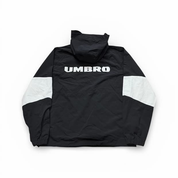 엄브로 팝러쉬 컬러블럭 아노락 후드