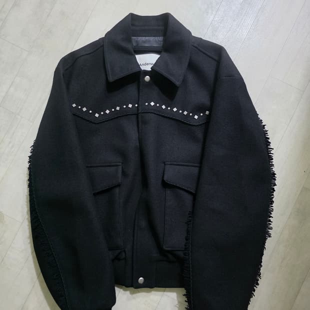 앤더슨벨 안드레스 웨스턴 울 블루종 L