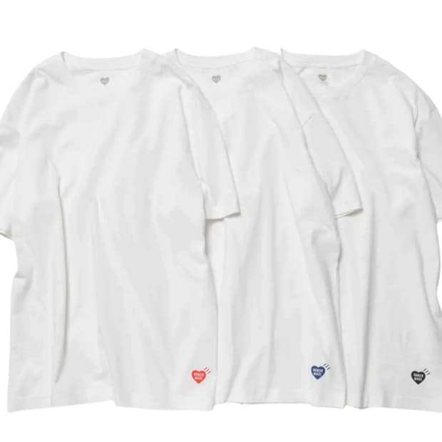 (미개봉) 휴먼메이드 3컬러 팩 반팔 티셔츠