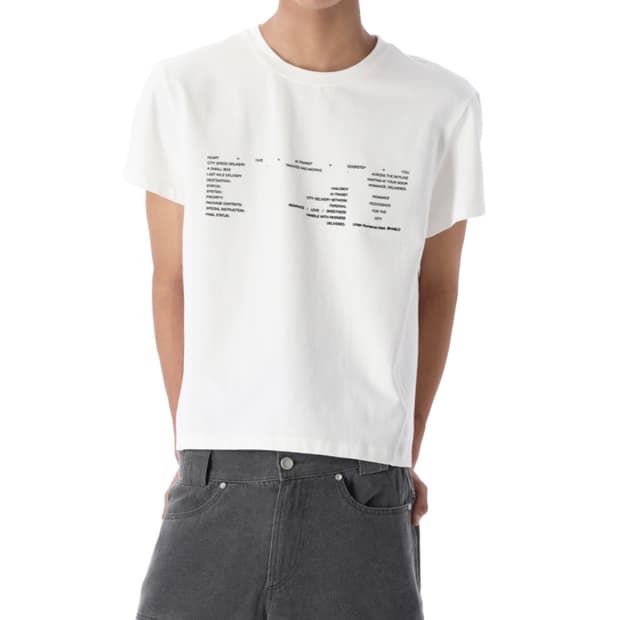 헤일로 Hailio City Mile Tee (Label-white)