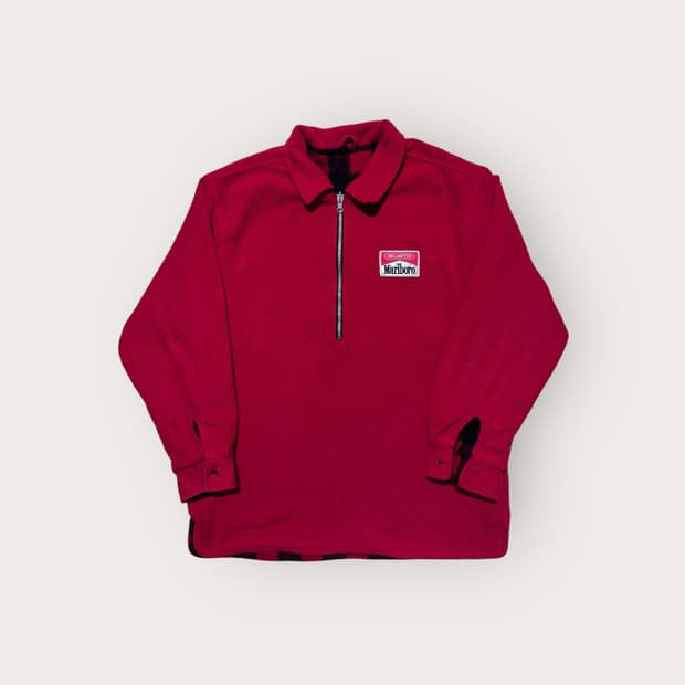 90s 말보로 Unlimited 하프집업 후리스 XL